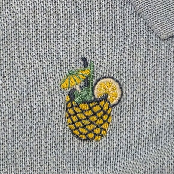 Brooks Brothers Polo Shirt Mens XL Extra Large Slim Fit Pineapple Embroidered - Picture 4 of 7